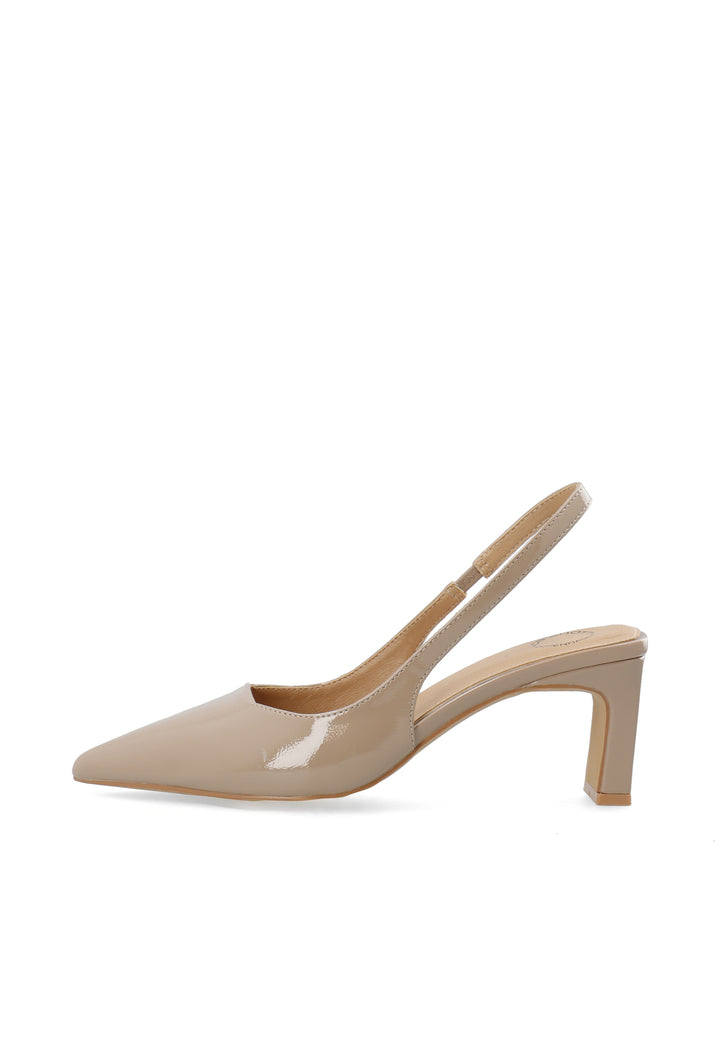 CASHOTT CASHELENA SLINGBACK - Patent *Slingback Nougat