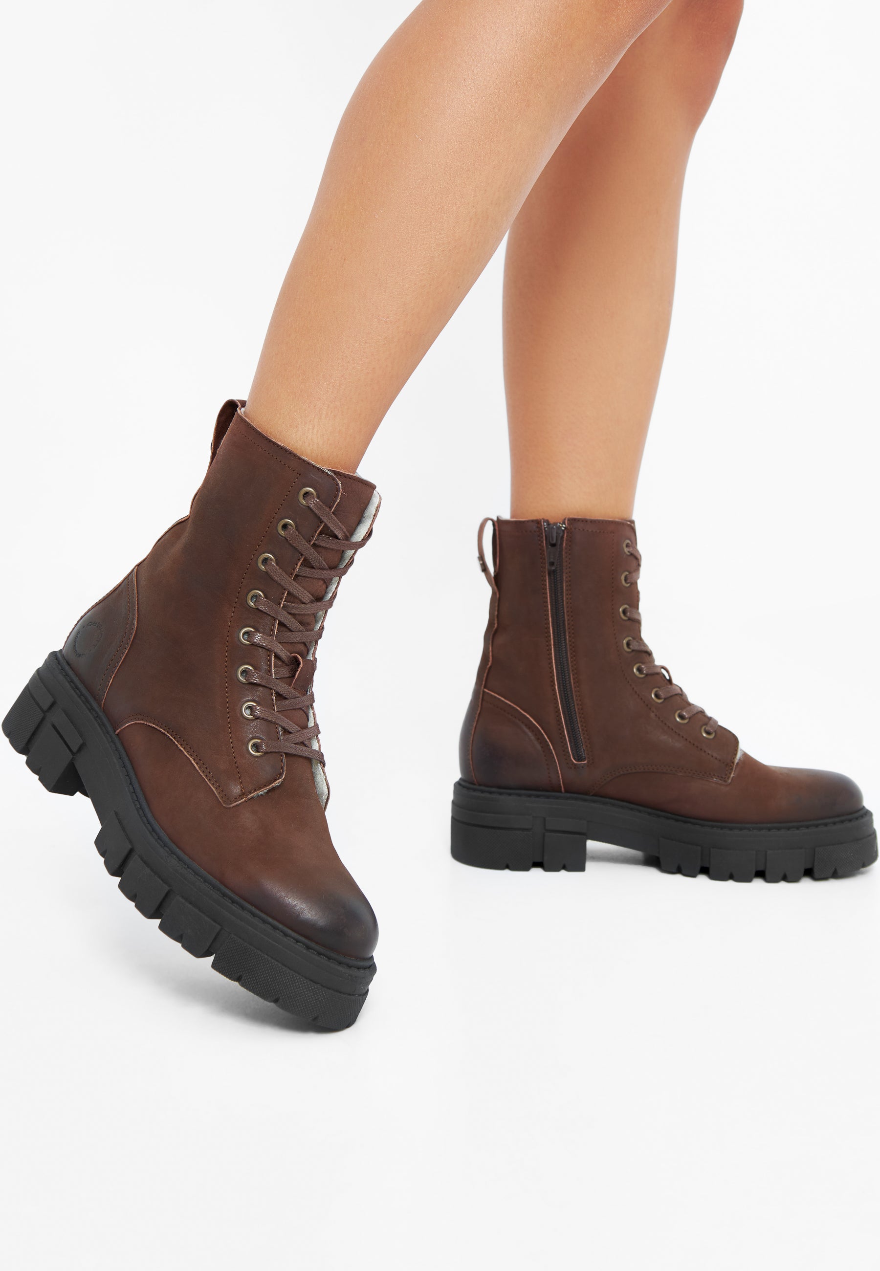 CASJIDA Lace Boot Warm Lined Water Repellent Nubuck Vegetable Tanned Ca Shott Deutschland