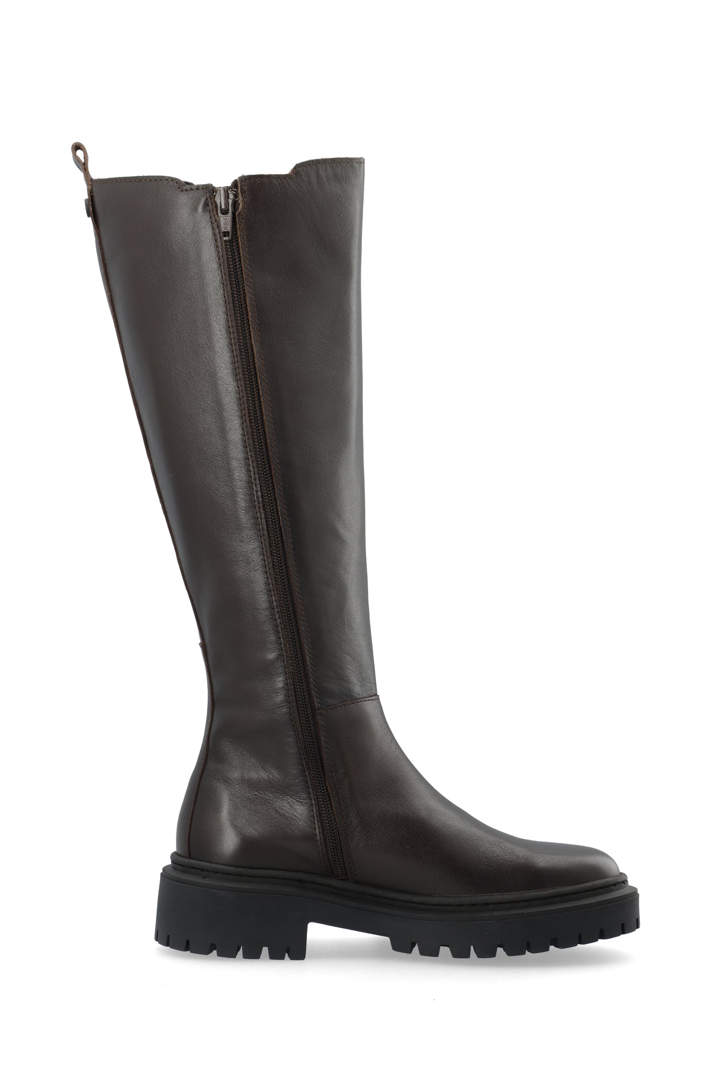 CASHOTT CASLEA Tall Boot Leather Knee-high Coffee