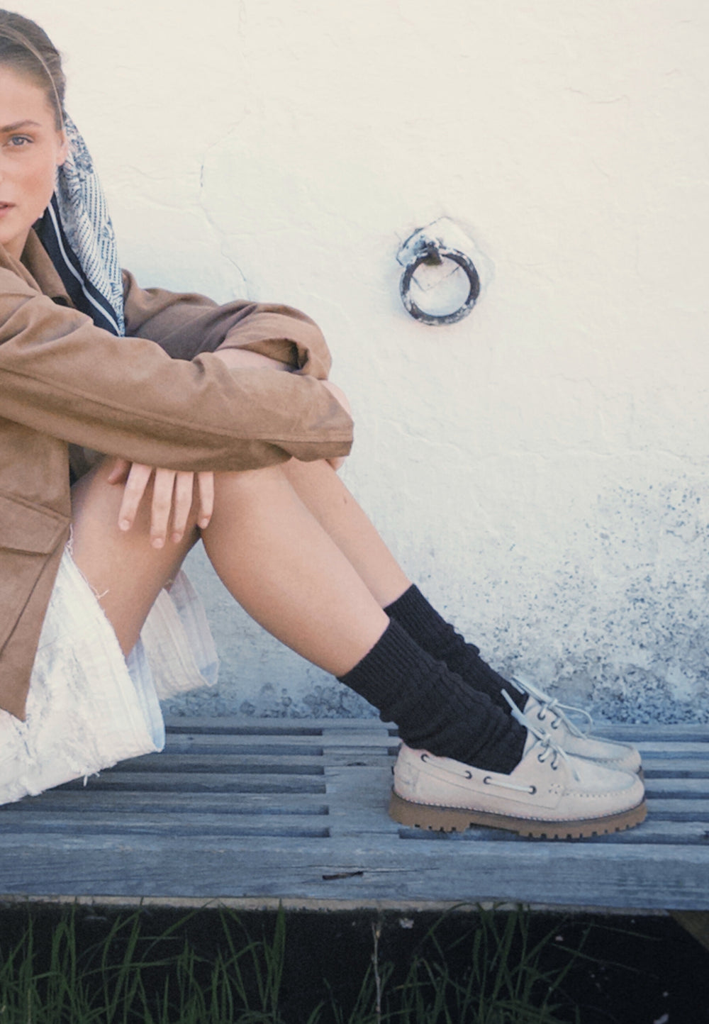 CASHOTT CASLENA BOAT SHOE *Boat Beige