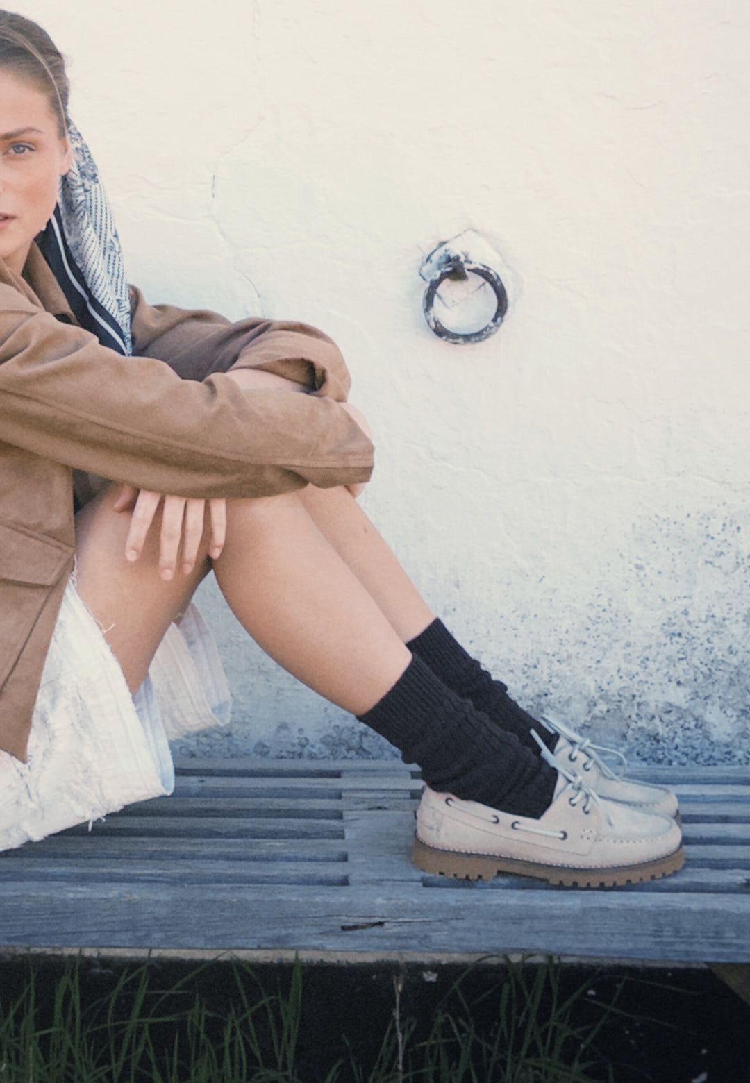 CASHOTT CASLENA BOAT SHOE *Boat Beige