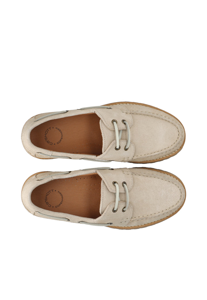 CASHOTT CASLENA BOAT SHOE *Boat Beige