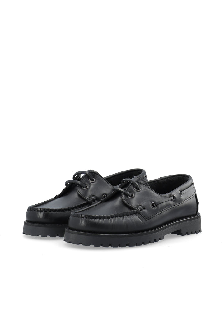 CASHOTT CASLENA BOAT SHOE *Boat Black/Black