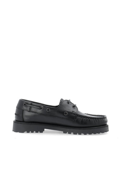 CASHOTT CASLENA BOAT SHOE Boat Black/Black