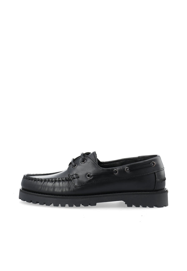 CASHOTT CASLENA BOAT SHOE *Boat Black/Black