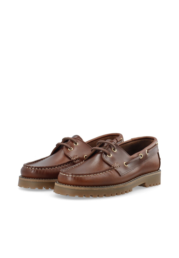 CASHOTT CASLENA BOAT SHOE *Boat Dark Brown
