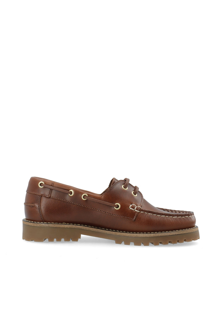CASHOTT CASLENA BOAT SHOE *Boat Dark Brown