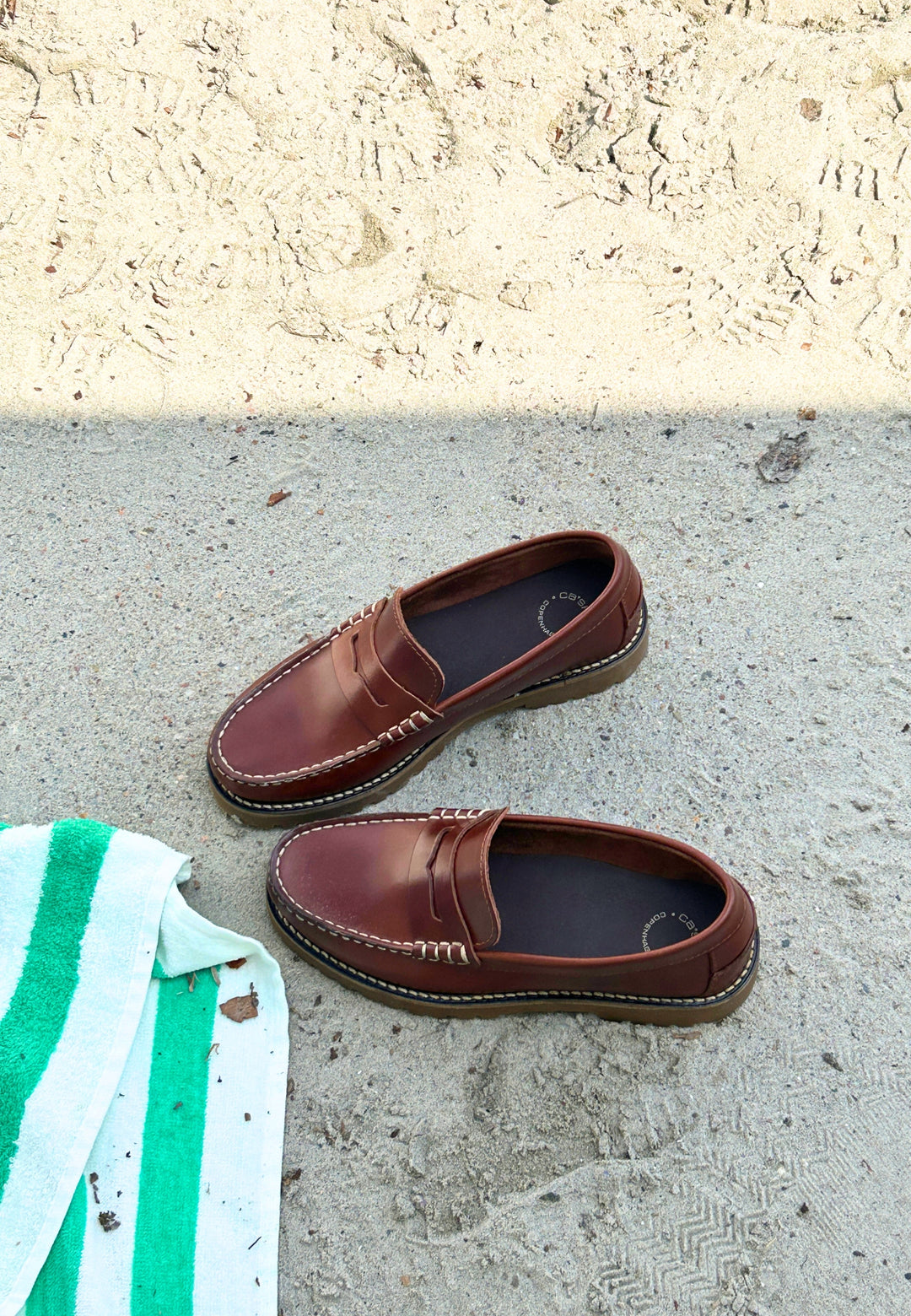CASHOTT CASLENA LOAFER *Loafers Cognac