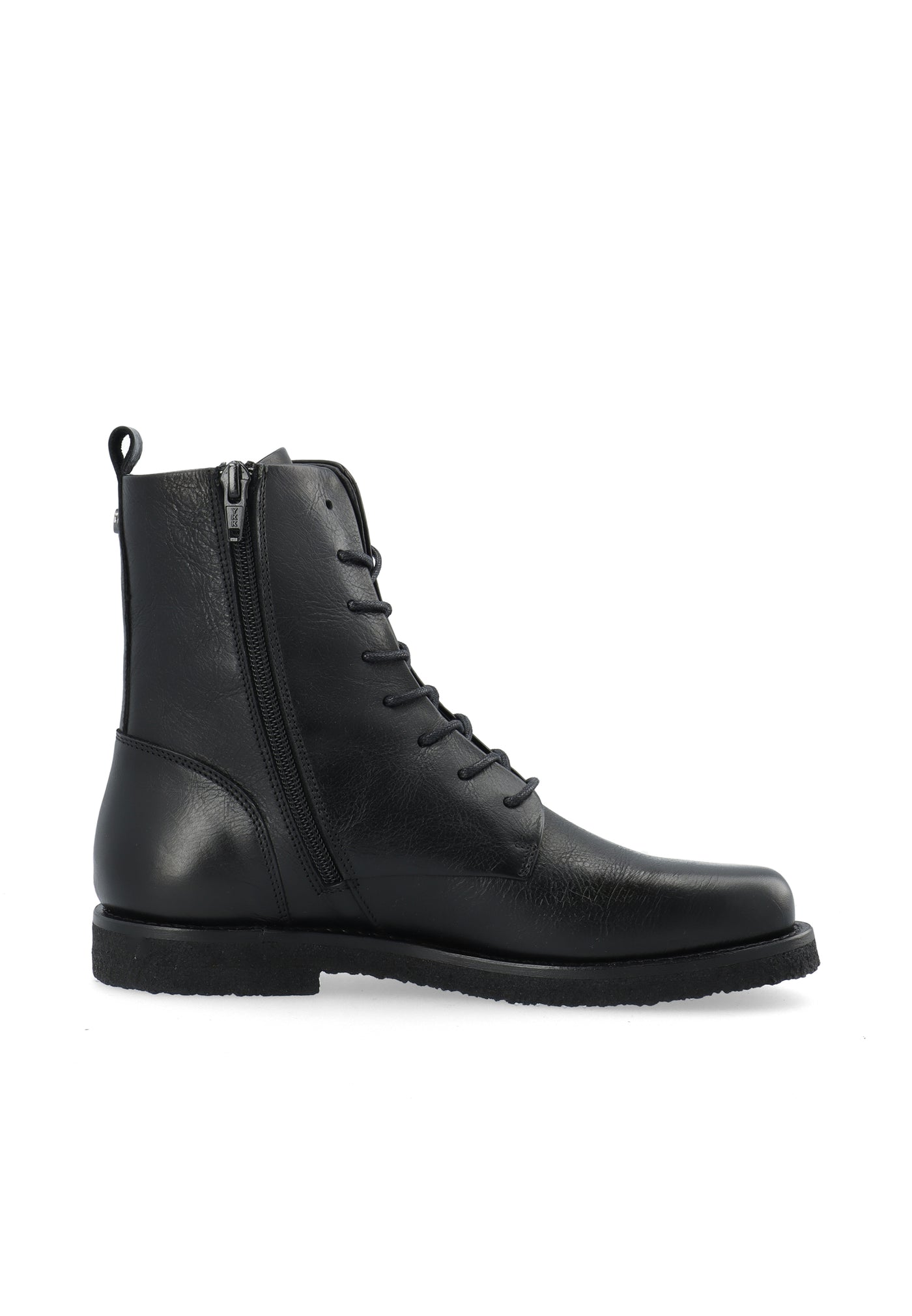 CASHOTT CASLIZA ASSYMETRIC LACE UP BOOT Lace Up Black/Black