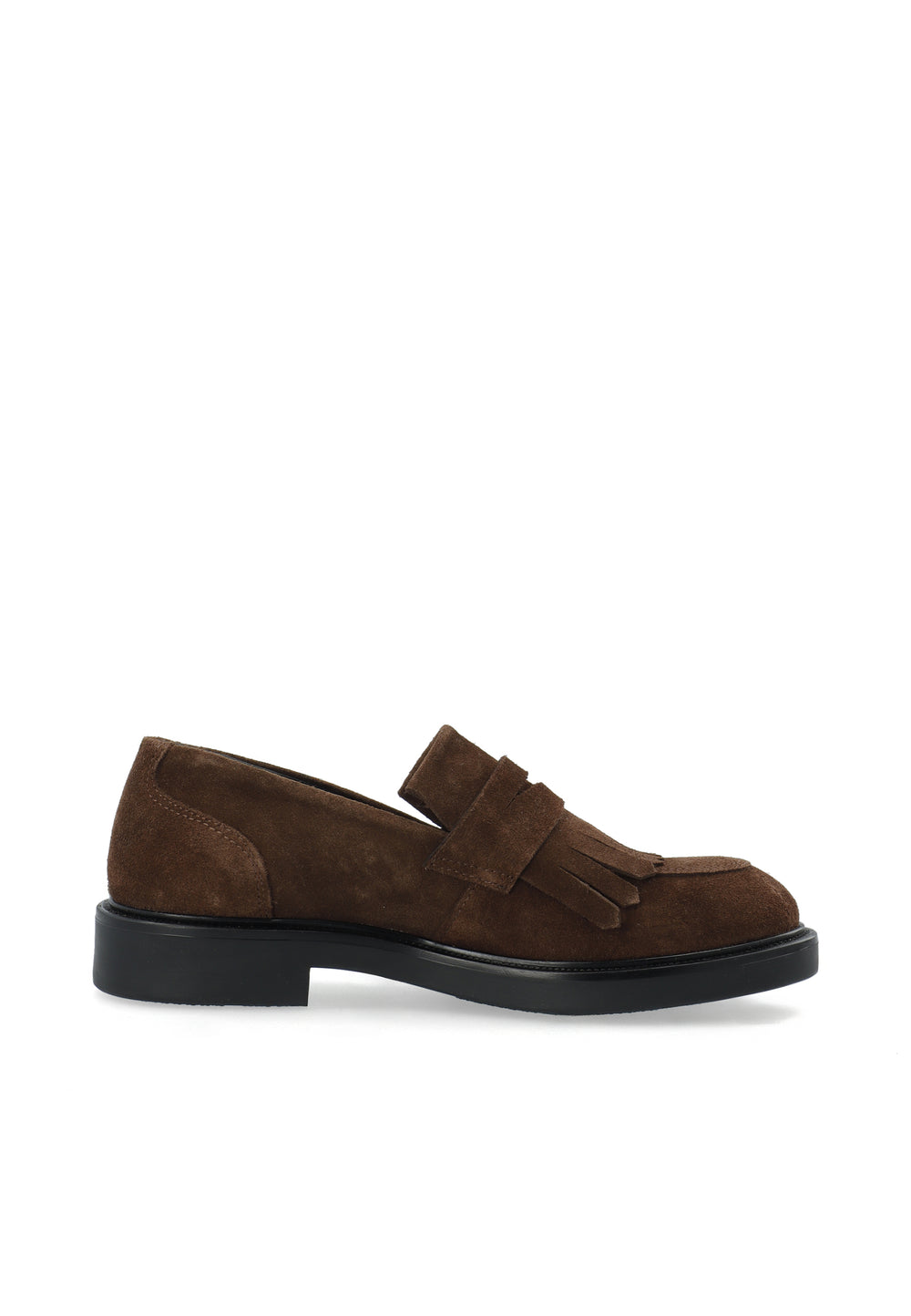 CASHOTT CASLOLA FRINGE LOAFER - Suede *Loafers Dark Brown