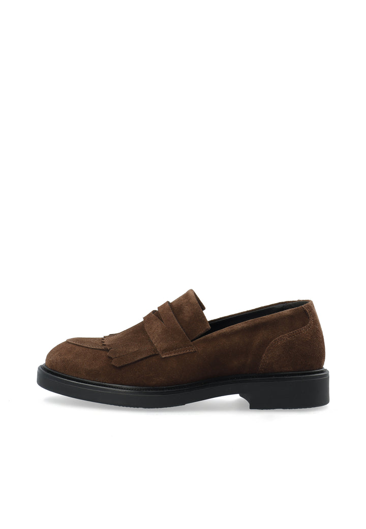 CASHOTT CASLOLA FRINGE LOAFER - Suede *Loafers Dark Brown
