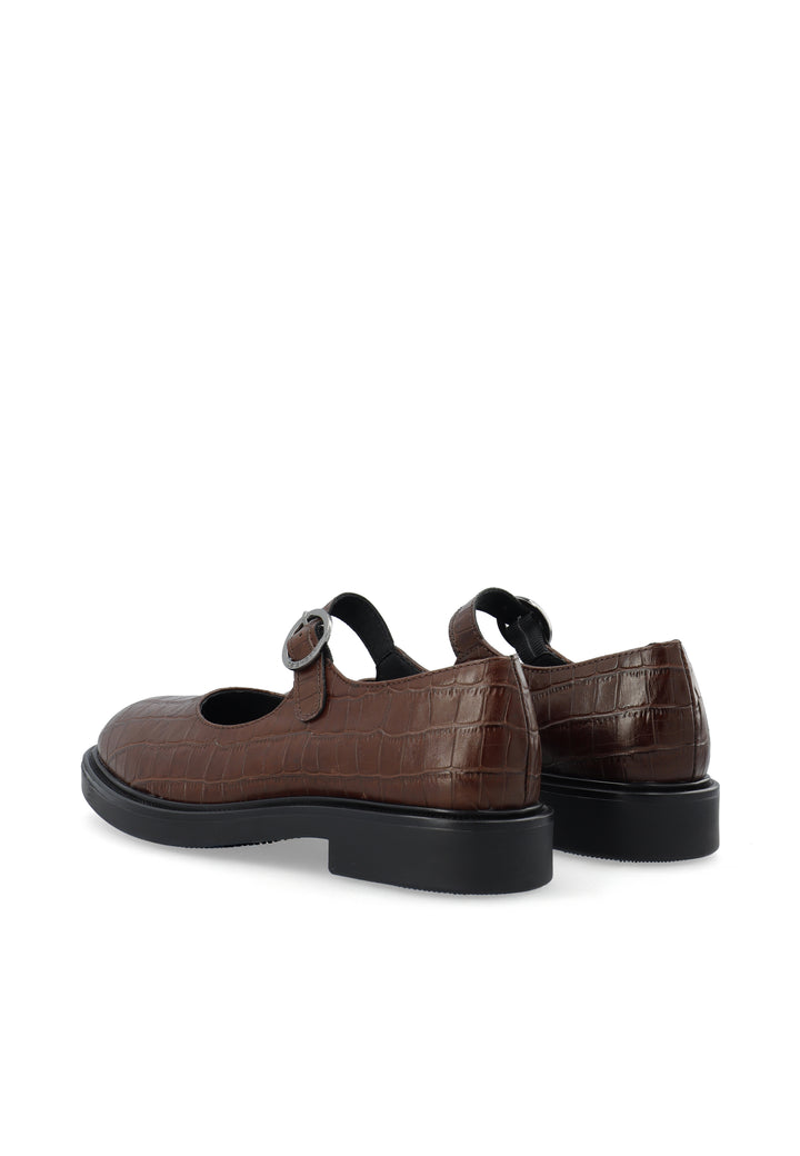 CASHOTT CASLOLA MARY JANE *Mary Jane Dark Brown Croco