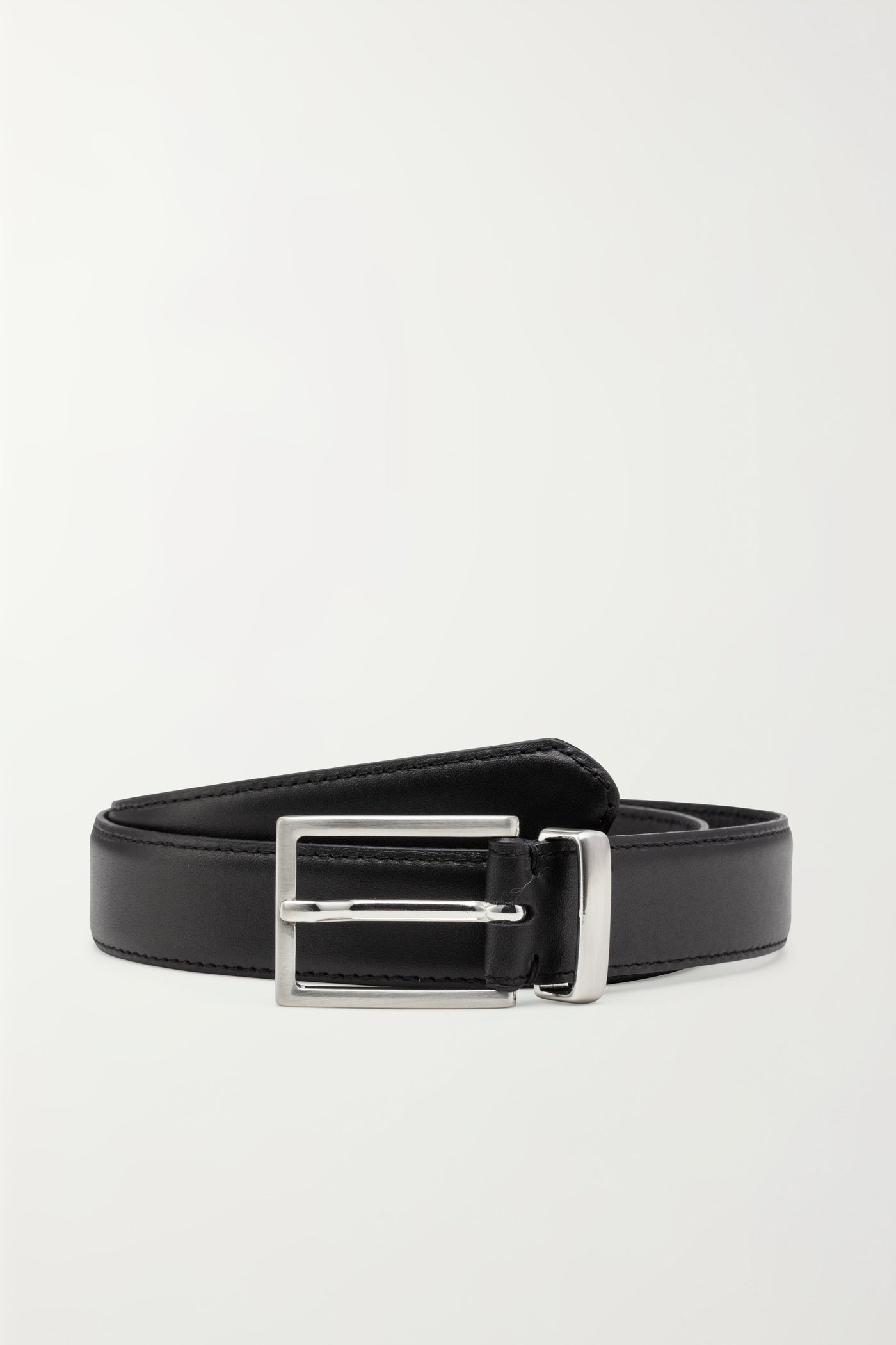 CASHOTT CASNANNA Plain Belt Leather Belt Black