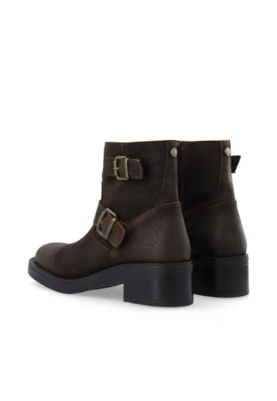 CASHOTT CASRIKKE BIKER BOOT Biker Dark Brown