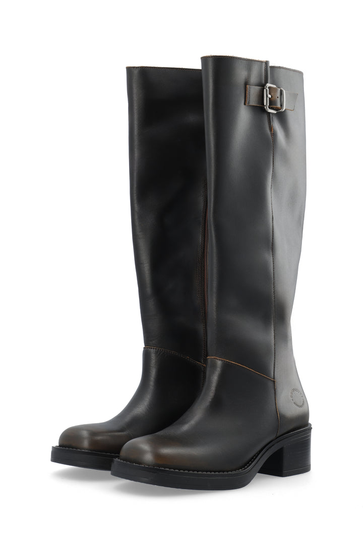 CASHOTT CASRIKKE WIDE PULL BOOT *Pull On Distressed Brown