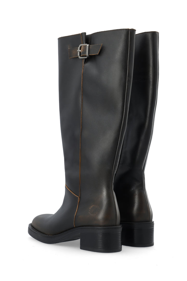 CASHOTT CASRIKKE WIDE PULL BOOT *Pull On Distressed Brown