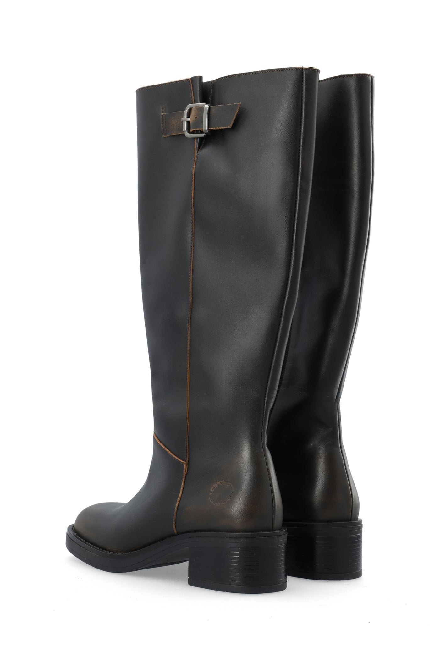 CASHOTT CASRIKKE WIDE PULL BOOT Pull On Distressed Brown