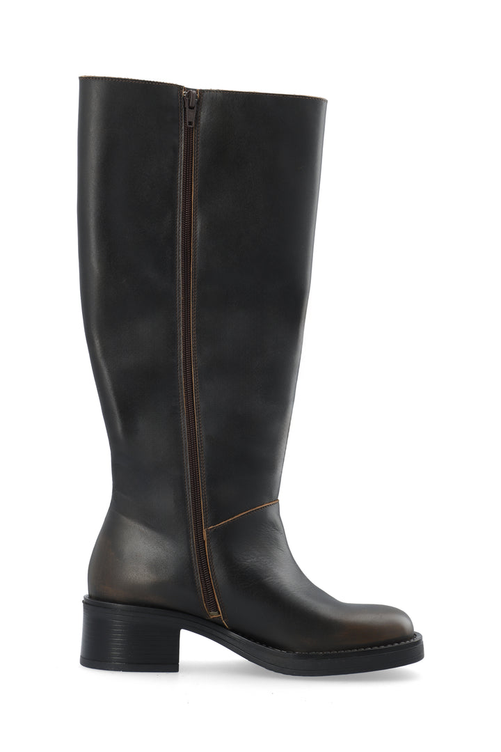 CASHOTT CASRIKKE WIDE PULL BOOT *Pull On Distressed Brown