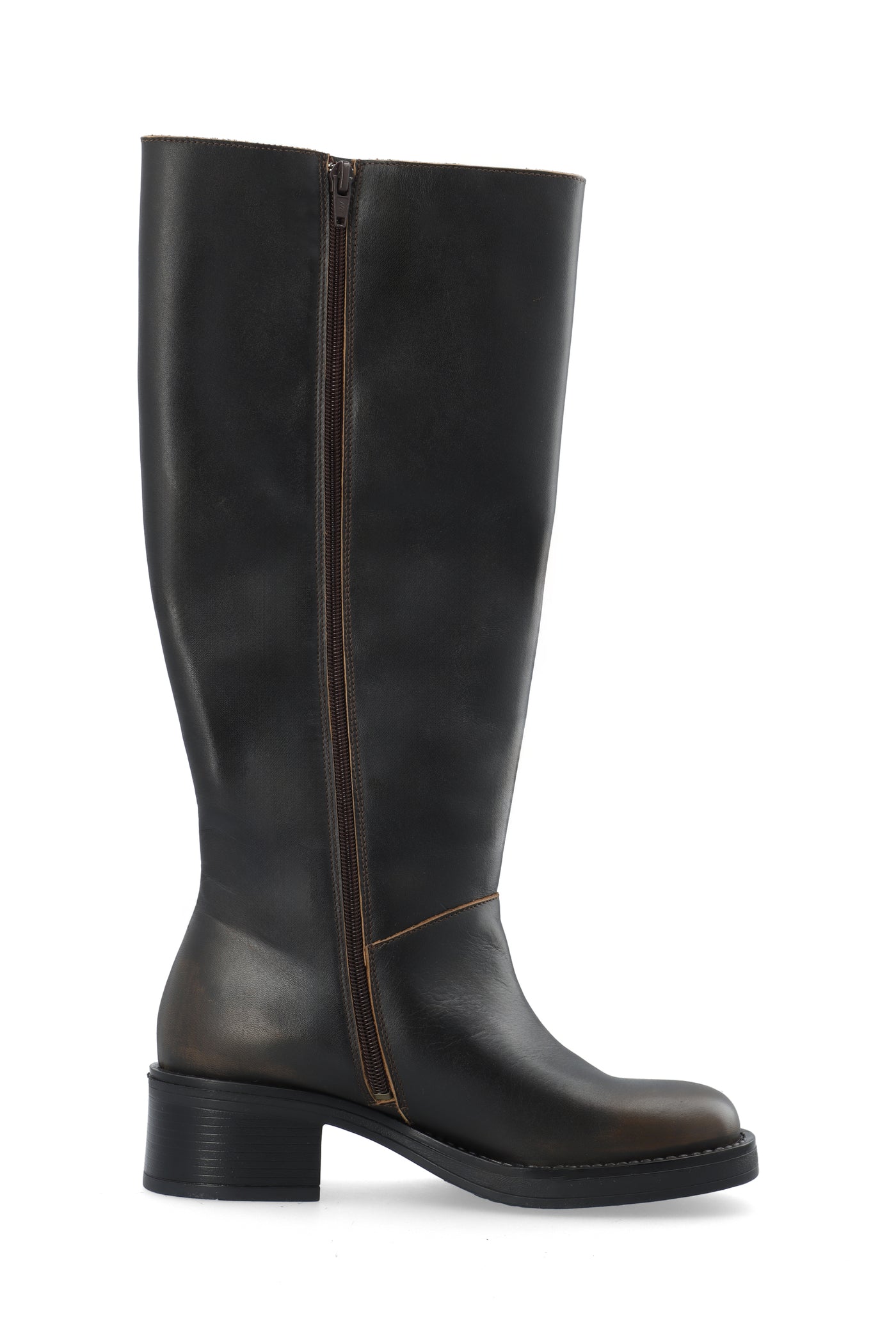 CASHOTT CASRIKKE WIDE PULL BOOT Pull On Distressed Brown