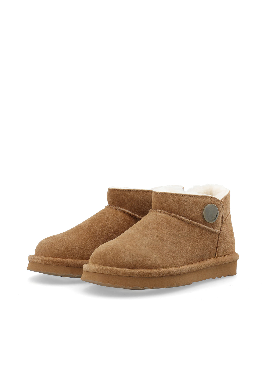 CASHOTT CASSIA PULL BOOT SUEDE, WARM LINING *Pull On Tan