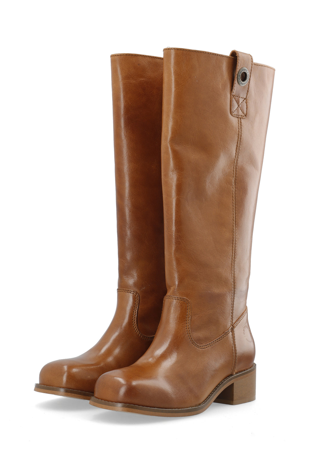 CASHOTT CASVILMA HIGH SHAFT BOOT *Pull On Cognac