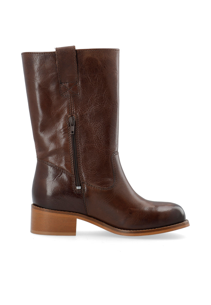 CASHOTT CASVILMA MID CUT BOOT *Pull On Dark Brown