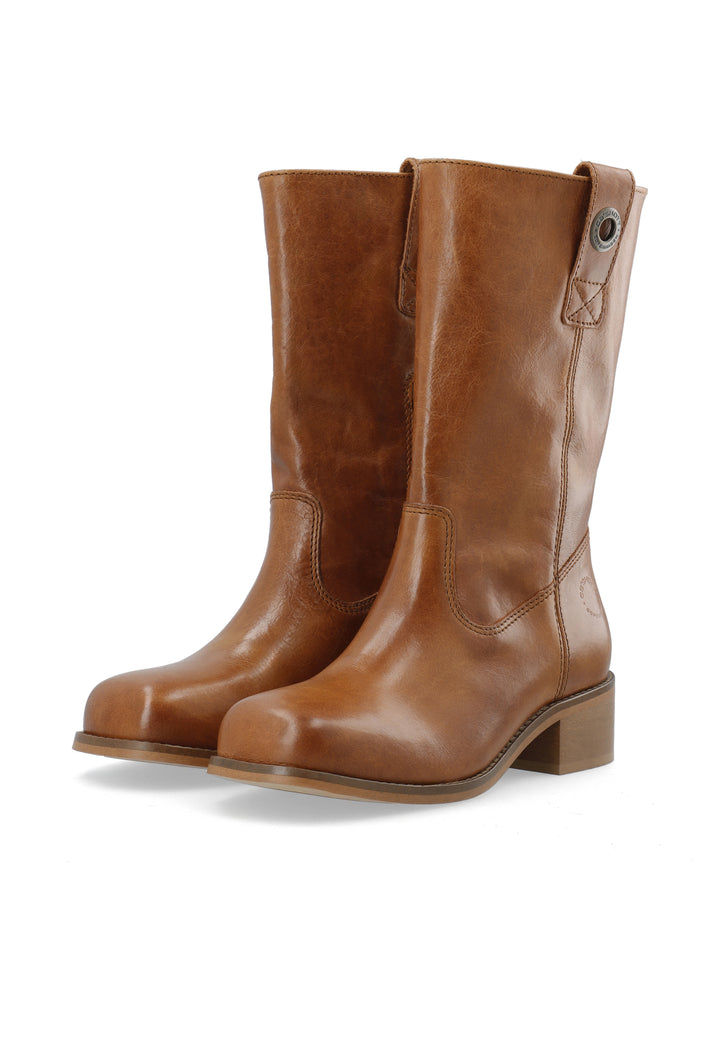 CASHOTT CASVILMA MID CUT BOOT *Pull On Cognac