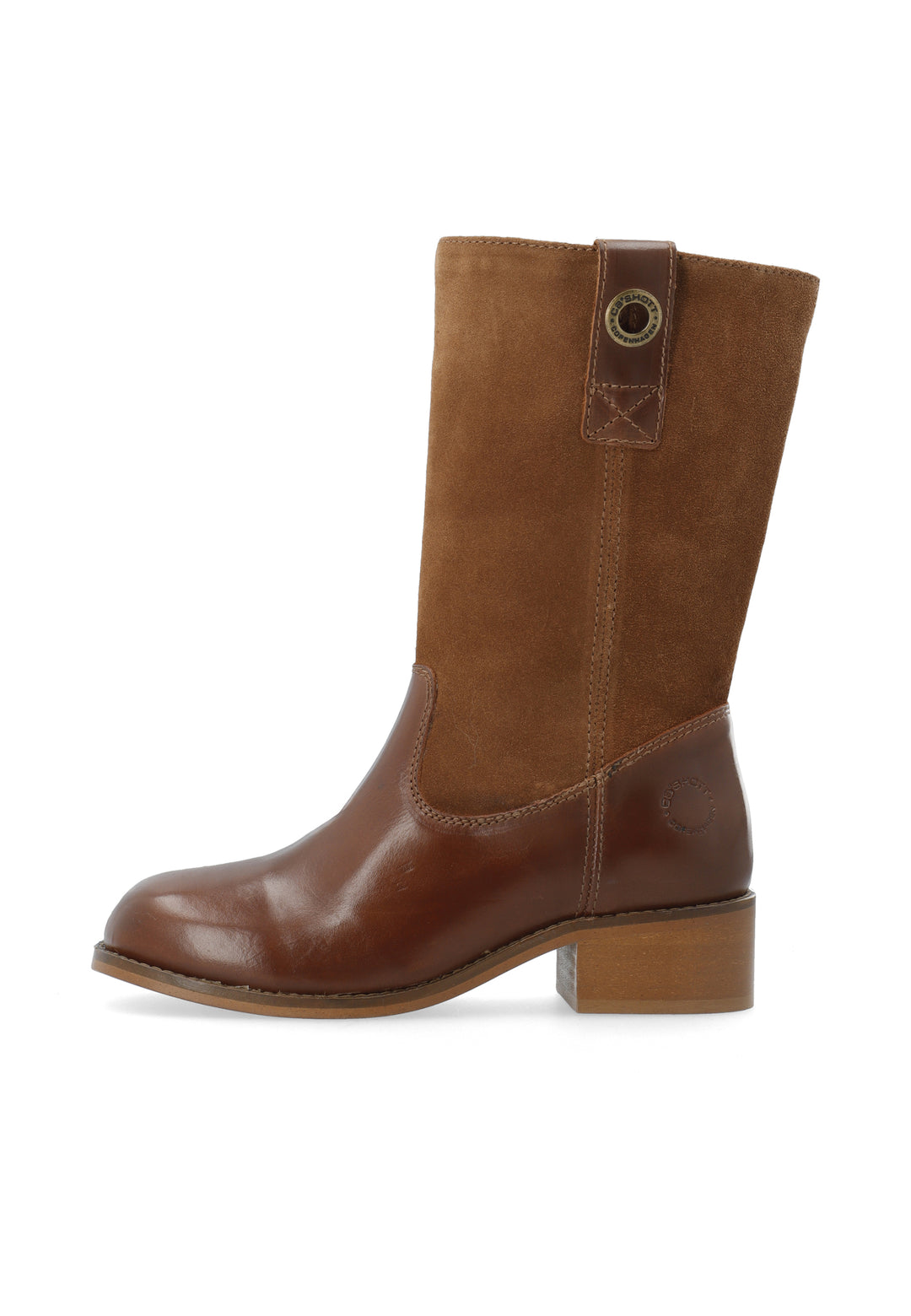 CASHOTT CASVILMA MID CUT MIX *Pull On Cognac