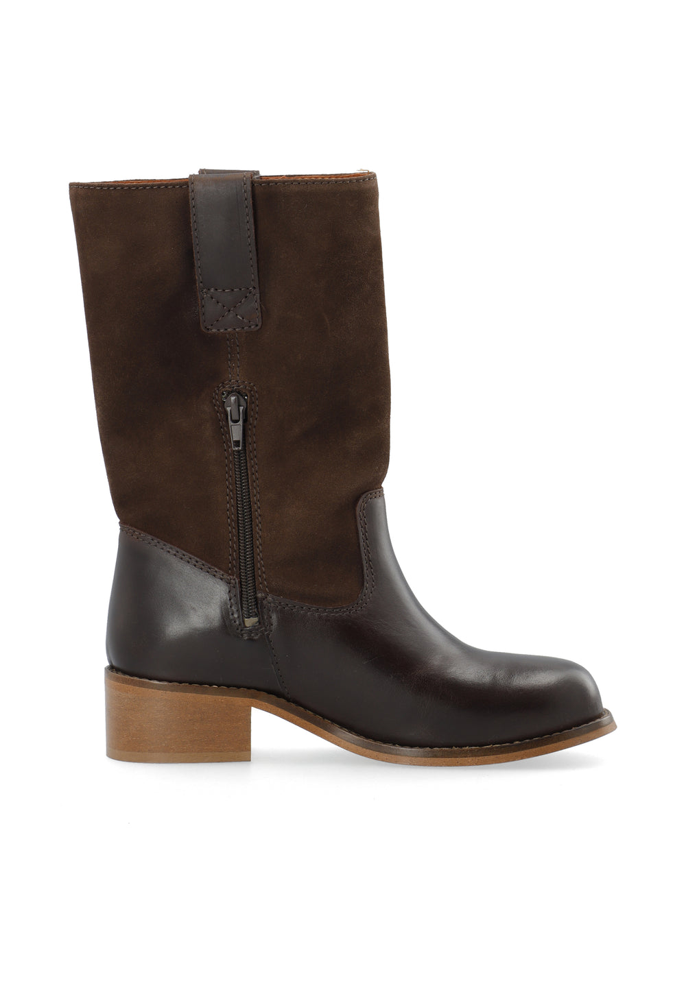 CASHOTT CASVILMA MID CUT MIX *Pull On Dark Brown