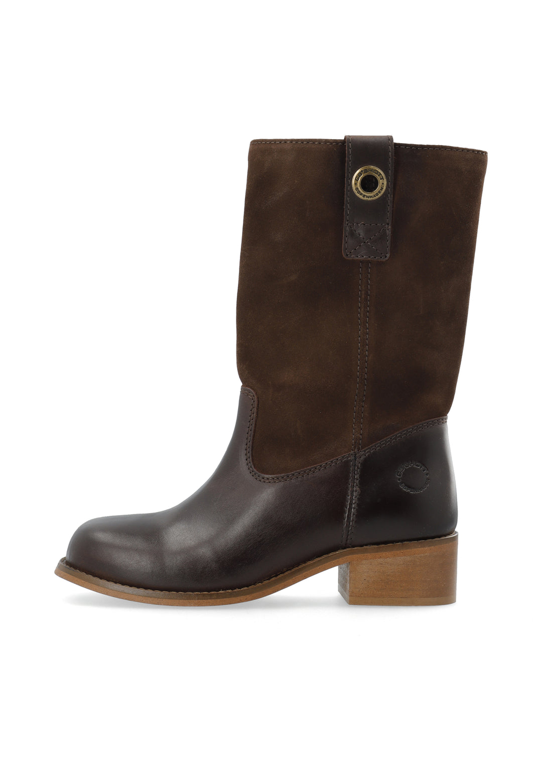 CASHOTT CASVILMA MID CUT MIX *Pull On Dark Brown