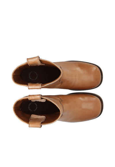 CASHOTT CASVILMA PULL ON BOOT Pull On Dark Tan