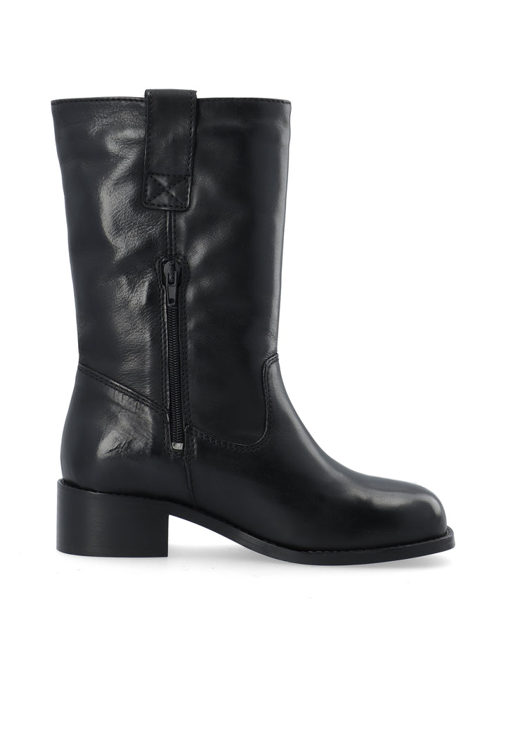 CASHOTT CASVILMA WARM LINED MID CUT BOOT *Pull On Black/Black
