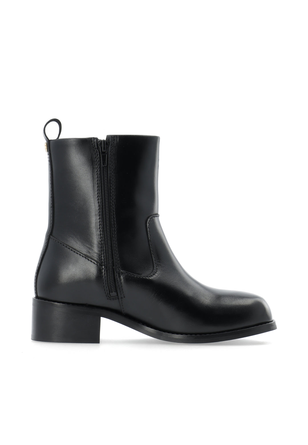 CASHOTT CASVILMA ZIP BOOT - Stone Leather *Zip Boot Black