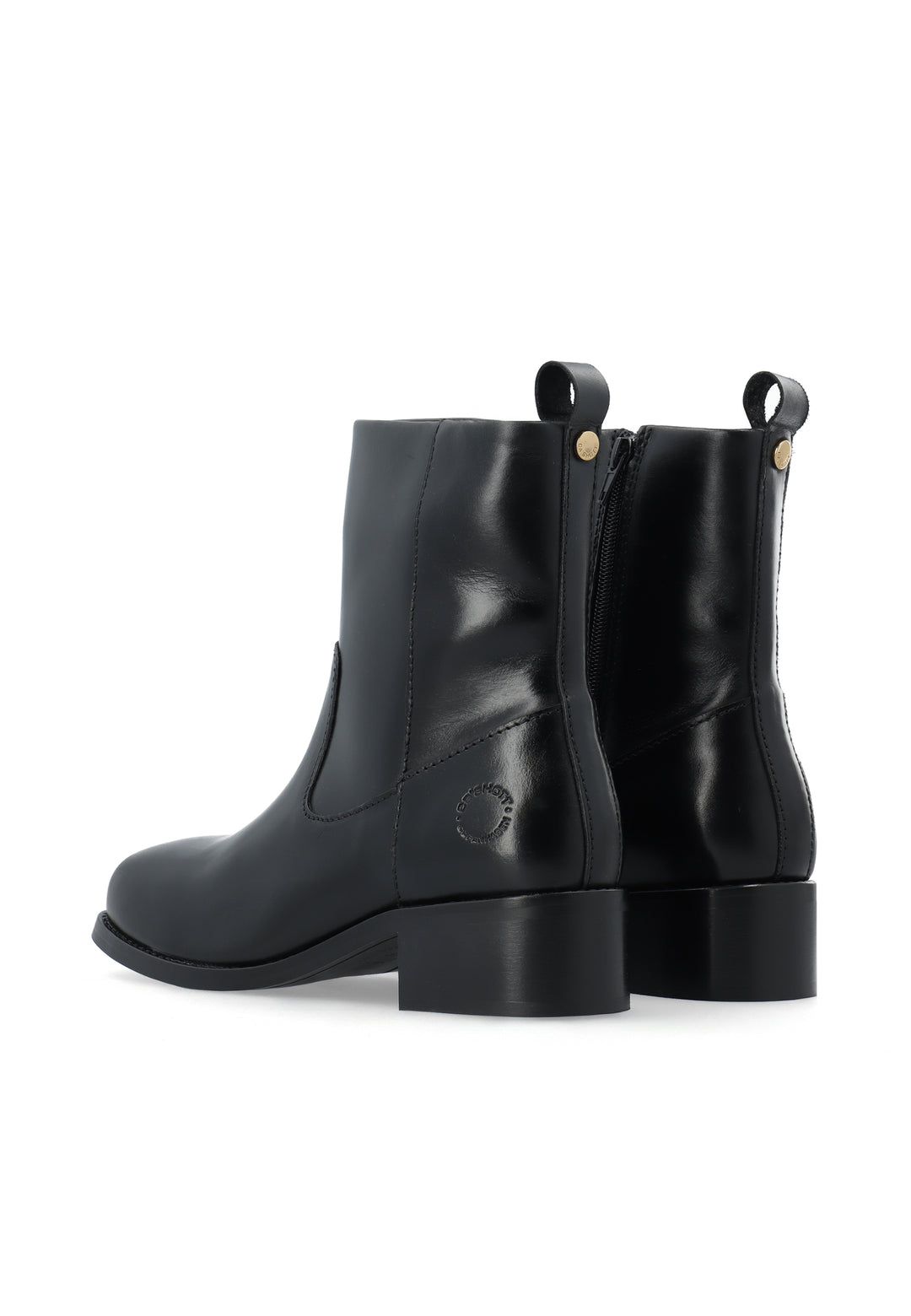 CASHOTT CASVILMA ZIP BOOT - Stone Leather *Zip Boot Black